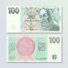 Czech Republic 100 Koruna, 1997, B118a, P18e, UNC - Robert's World Money - World Banknotes