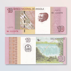 Angola 10 Kwanzas, 2012, B544a, P151B, UNC