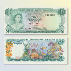 Bahamas 1 Dollar, 1974, B301a, P35a, UNC