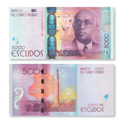 Cape Verde 5000 Escudos, 2014, B221a, P75, UNC