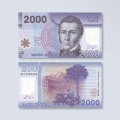 Chile 2000 Pesos, 2015, B297e, P162e, UNC