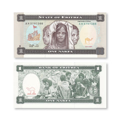 Eritrea 1 Nakfa, 1997, B101a, P1, UNC