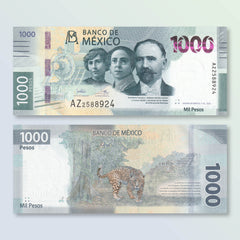 Mexico 1000 Pesos, 2022, B718d, UNC - Robert's World Money - World Banknotes