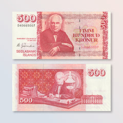 Iceland 500 Krónur, 2001, B814c, P58, UNC