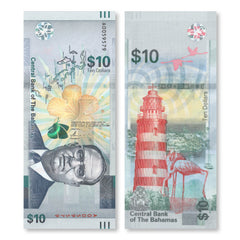 Bahamas 10 Dollars, 2022, B356a, UNC - Robert's World Money - World Banknotes