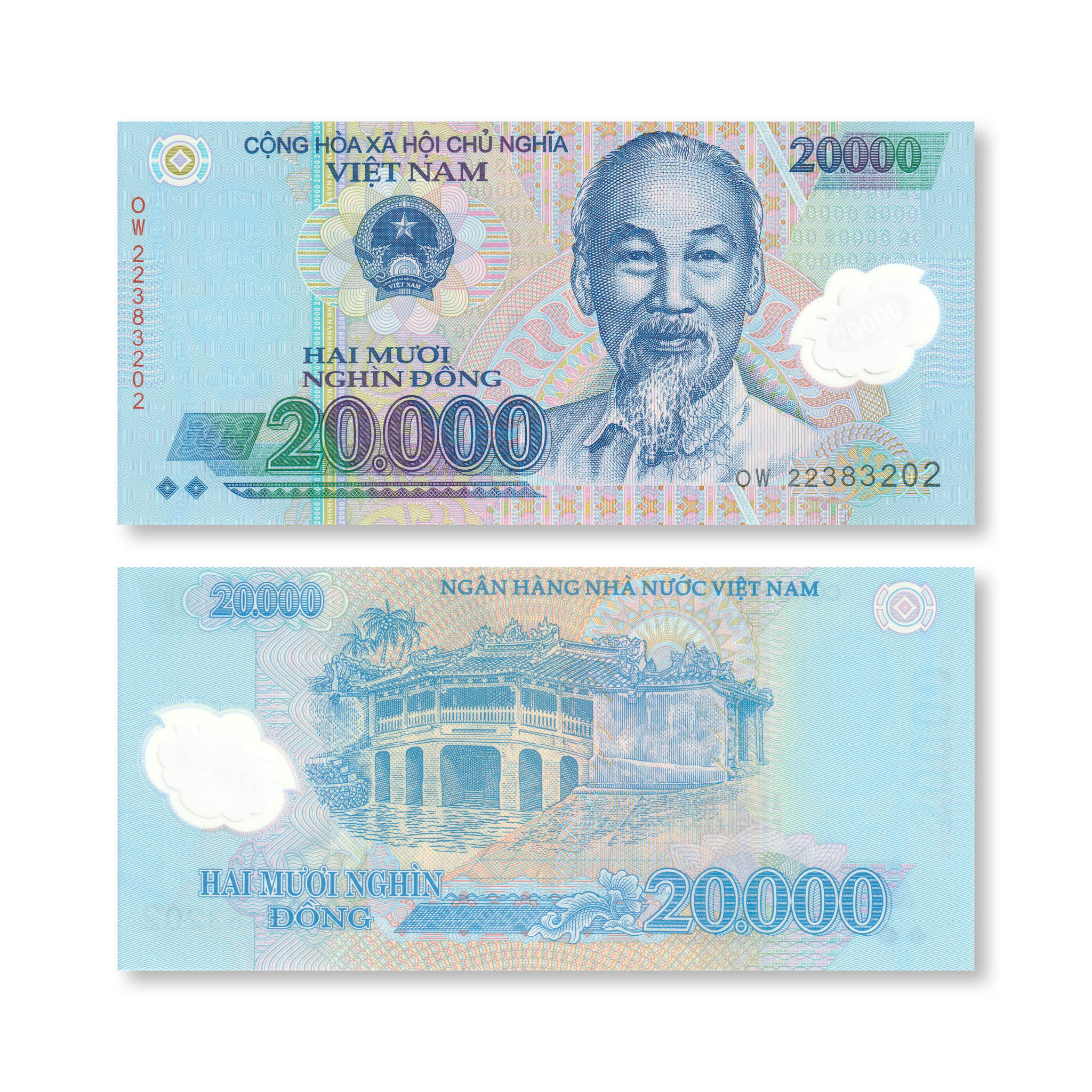 Vietnam 20000 Dong, 2022, B344m, P120, UNC - Robert's World Money - World Banknotes