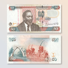 Kenya 50 Shillings, 2010, B138h, P47e, UNC