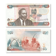 Kenya 50 Shillings, 2010, B138h, P47e, UNC