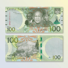 Lesotho 100 Maloti, 2021, B230a, UNC - Robert's World Money - World Banknotes