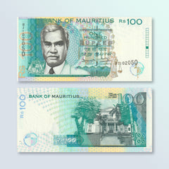 Mauritius 100 Rupees, 1998, B415a, P44, UNC