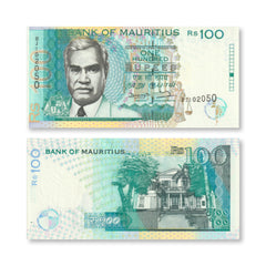 Mauritius 100 Rupees, 1998, B415a, P44, UNC