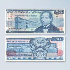 Mexico 50 Pesos, 1976, B645b, P65b, UNC - Robert's World Money - World Banknotes