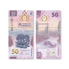 Mexico Set: 20, 50 & 100 Pesos, 2020–2023, B714–715, B726, UNC - Robert's World Money - World Banknotes