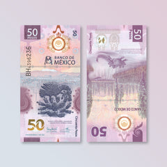 Mexico 50 Pesos, 2023, B714d, IBNS Banknote of the Year 2021, UNC