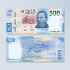 Mexico 500 Pesos, 2023 B717t, UNC