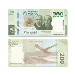 Mexico 200 Pesos, 2023 (2024) Commemorative, B722a, UNC