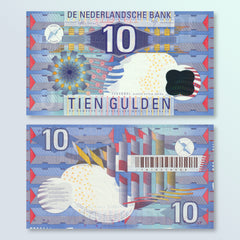 Netherlands 10 Gulden, 1997, P99, UNC