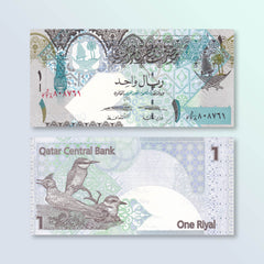 Qatar 1 Riyal, 2015, B215b, P28, UNC - Robert's World Money - World Banknotes