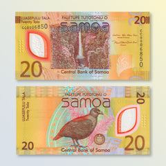 Samoa 20 Tālā, 2024, Polymer, B125a, UNC