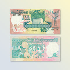 Seychelles 10 Rupees, 1989, B405a, P32, UNC