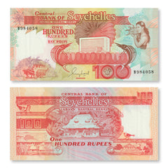 Seychelles 100 Rupees, 1989, B408a, P35, UNC