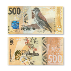 Seychelles 500 Rupees, 2016, B422a, P51, UNC