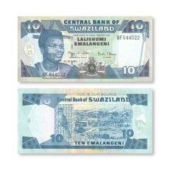 Swaziland 10 Emalangeni, 2006, B224c, P29c, UNC