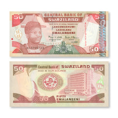 Swaziland 50 Emalangeni, 2001, B226a, P31a, UNC