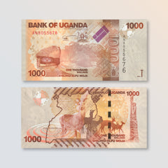 Uganda 1000 Shillings, 2010, B154a, P49a, UNC