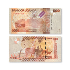 Uganda 1000 Shillings, 2010, B154a, P49a, UNC