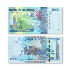 Uganda 2000 Shillings, 2022, B155g, P50, UNC