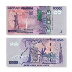 Uganda 10000 Shillings, 2019, B157f, P52, UNC