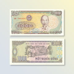 Vietnam 1,000 Dong, 1988, B334b, P106a, UNC