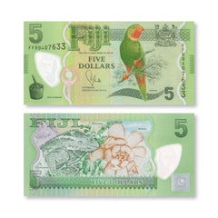 Fiji 5 Dollars, 2013, B526a, P115a, UNC - Robert's World Money - World Banknotes