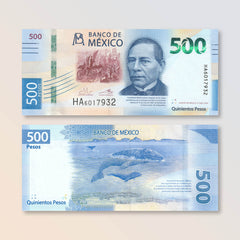 Mexico 500 Pesos, 2020, B717j, UNC - Robert's World Money - World Banknotes